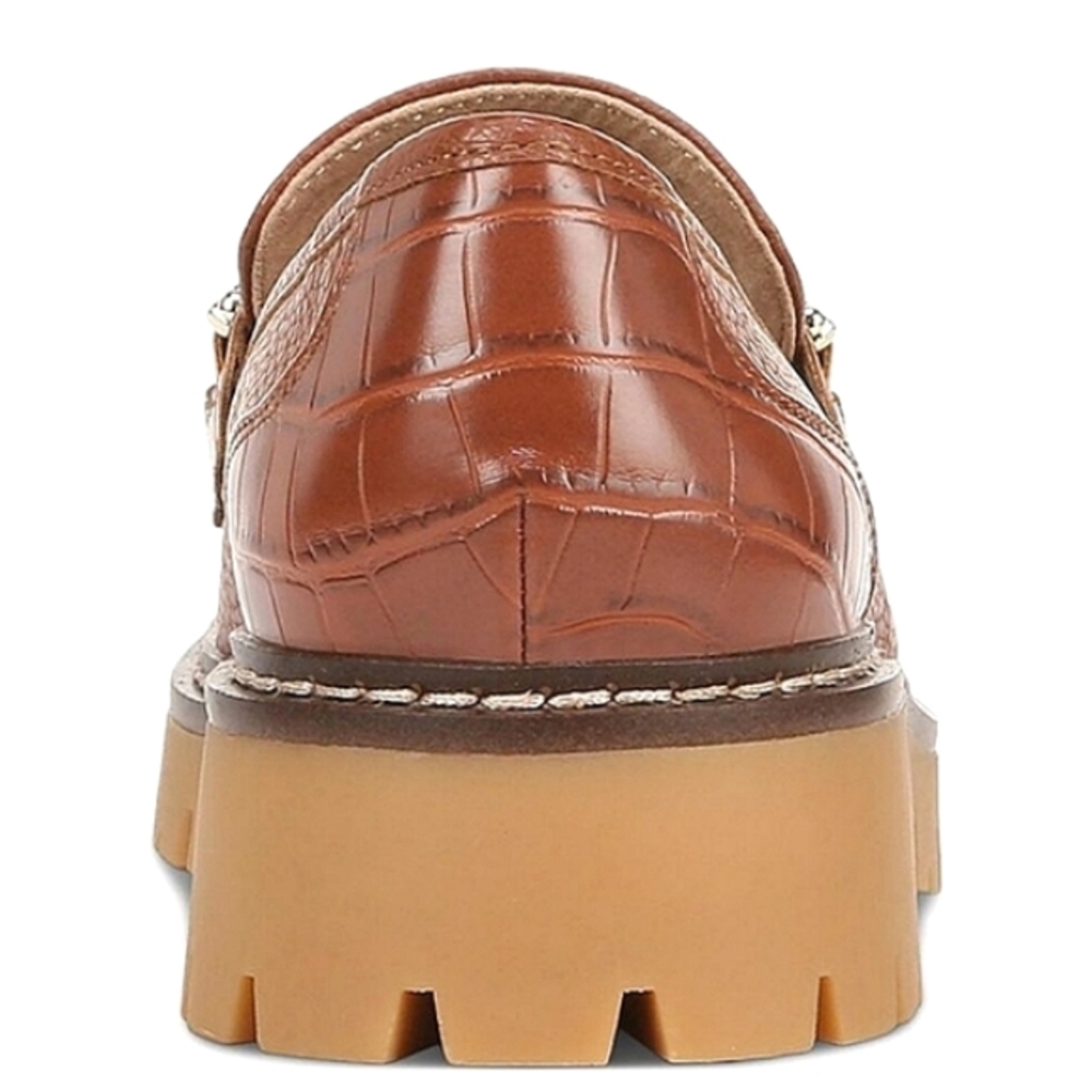 New w/o Box Giani Bernini Janitaa Vegan Leather Lug Sole Horsebit Slip-On Loafer - Picture 5 of 7